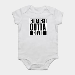 STRAIGHT OUTTA COVID Baby Bodysuit